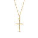 Simple Polished Cross Pendant