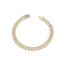 Pave Monaco Miami Cuban Bracelet
