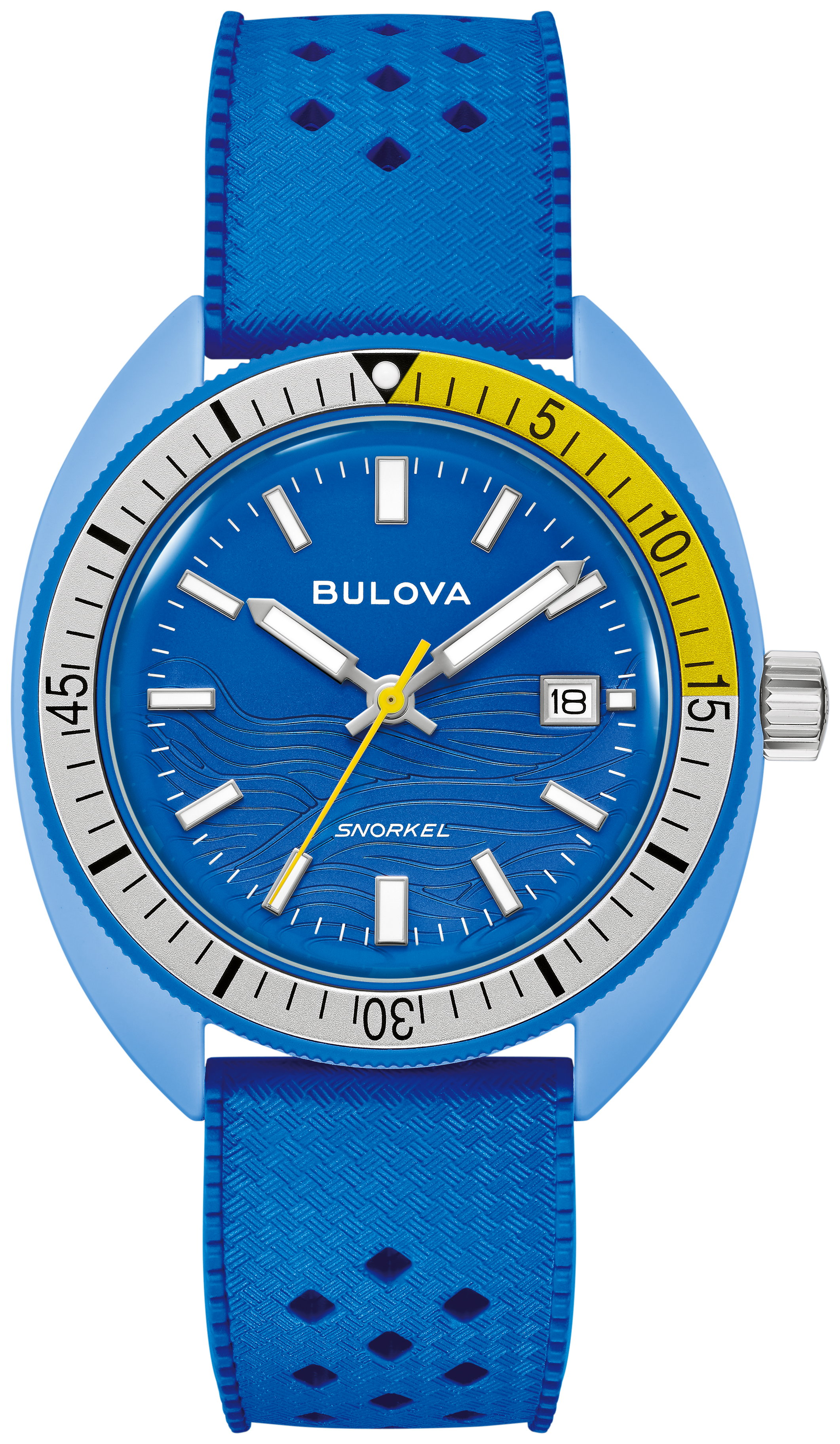 Bulova Blue Tang Fish Snorkel