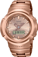 Elegant G-Shock watch in exquisite rose gold finish, blending luxury and durability for a sophisticated style statement.
