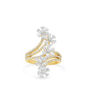 Flower Diamond Cocktail Ring - 1.85 CTW