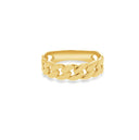 Solid Cuban Link Ring - 6mm