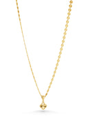 Small Guilloché Clover Charm