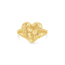 Nugget Heart Ring