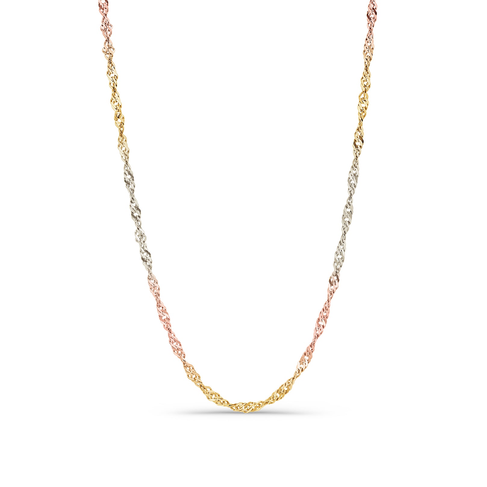 Singapore Tri-Color Chain