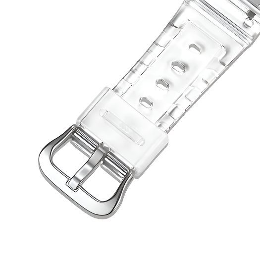 G-Shock Origin "Skeleton" Correa y bisel blancos transparentes