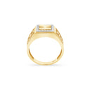 [price] Pavé Signet Greco Ring.