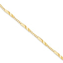 Curb 4-Plaque Bracelet