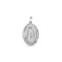 .925 Silver Oval Our Lady of Guadalupe Pendant [s: 2.8g, M:4.2g, L:5.6g, XL: 11.1g].