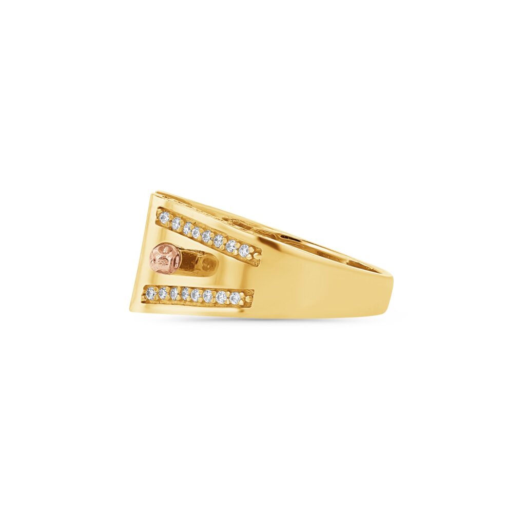 14K Gold Nail Piercing Ring