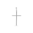 .925 Silver Thin Polished Cross Pendant [M-2.3g, L-2.7g].