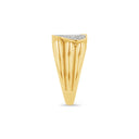 Pavé Heart Signet Ring