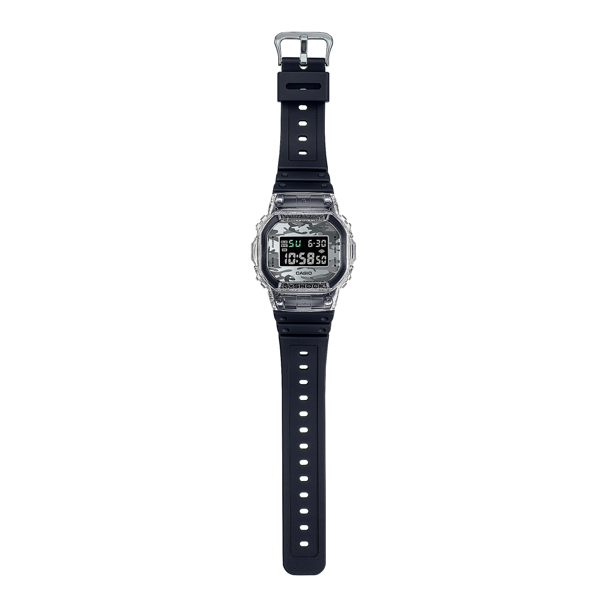 G-Shock Origin Neo Utility: bisel transparente y esfera de camuflaje metálico