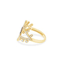 Evil Eye Mal De Ojo Ring 14k.