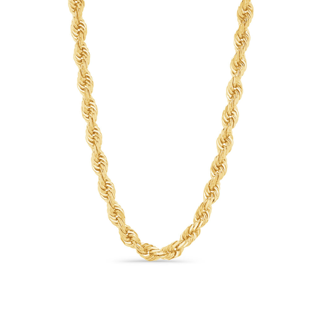 10K Gold Solid Rope Chain