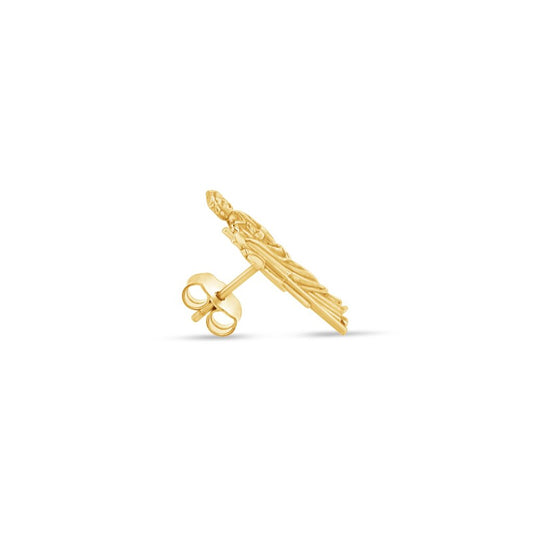 10K Gold Saint Jude Stud Earrings