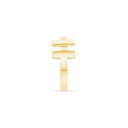 [price] Minimalist T Open Ring 14K.