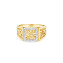 [price] Pavé Signet Greco Ring.