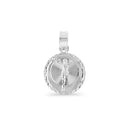 .925 Silver Double Sided Our Lady of Guadalupe and Crucifix Pendant