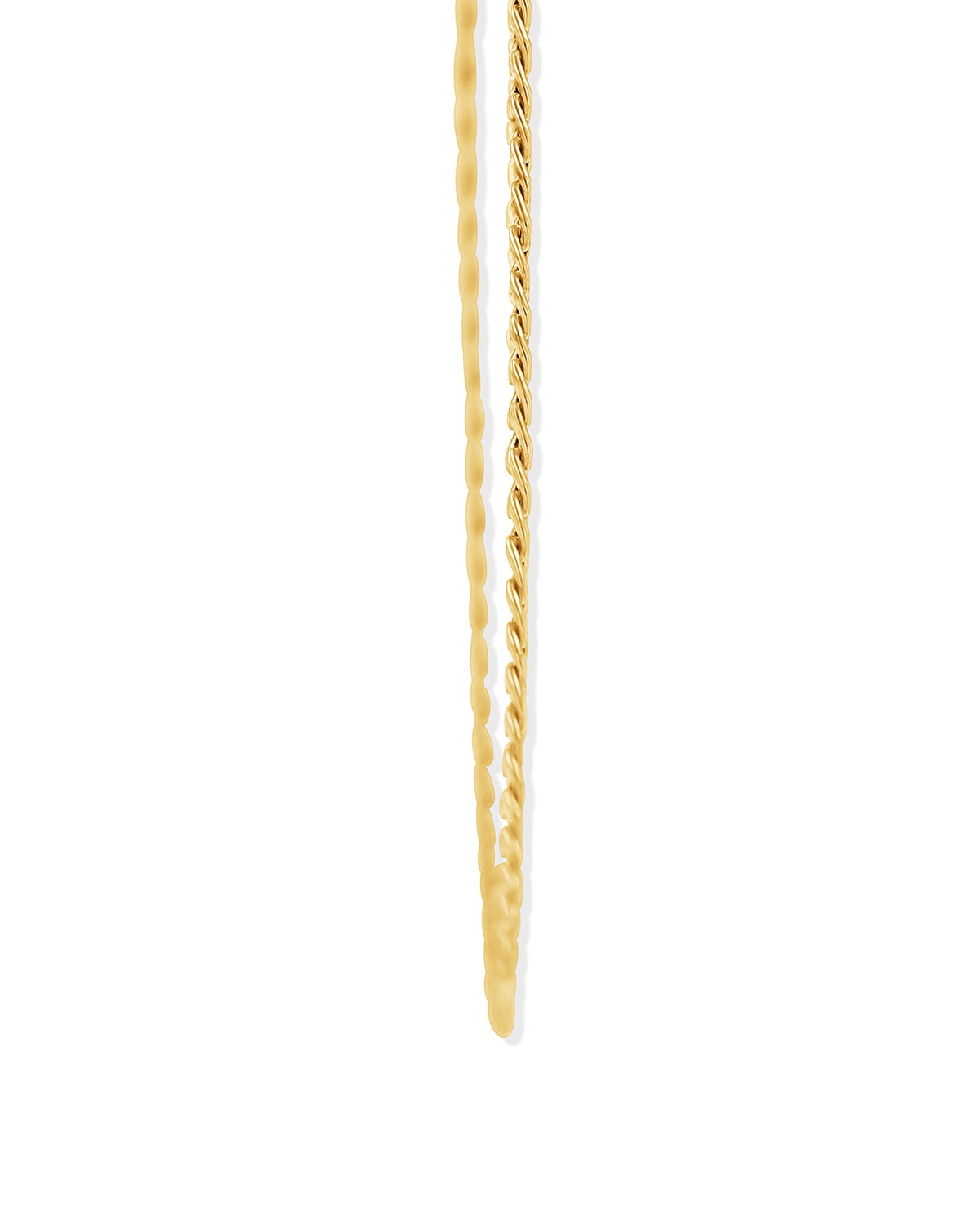 14K Gold Curb Cuban Diamond-Cut Chain