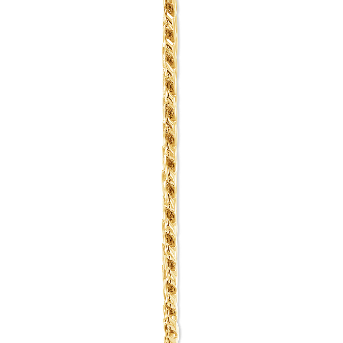 10K Gold Polished Monaco Miami Cuban Chain