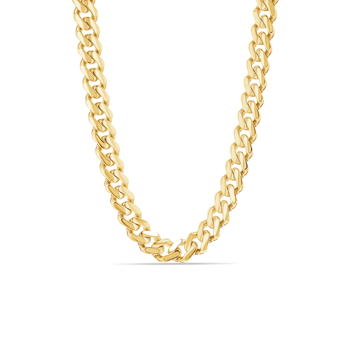 10K Gold Polished Monaco Miami Cuban Chain