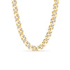10K Gold Alternating Pave Monaco Miami Cuban Chain
