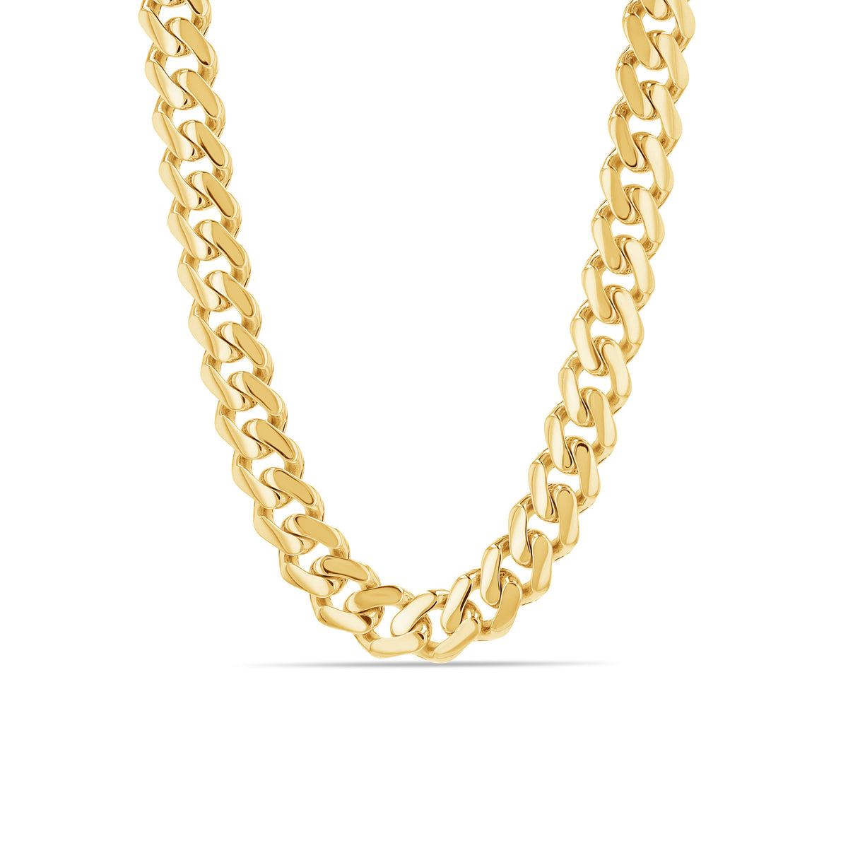 10K Gold Polished Monaco Miami Cuban Chain