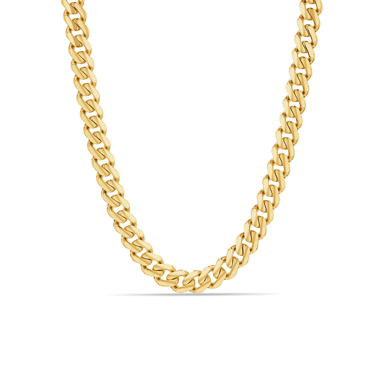 10K Gold Polished Monaco Miami Cuban Chain