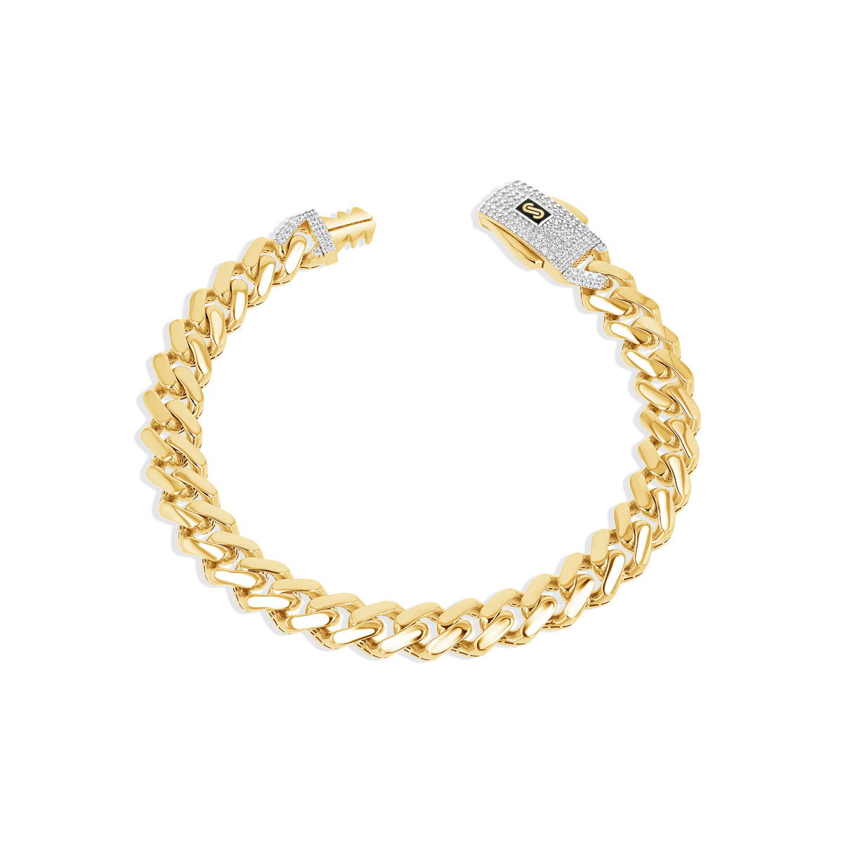 10K Gold Polished Monaco Miami Cuban Bracelet
