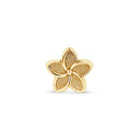 Hawaiian Plumeria Flower Stud Earrings