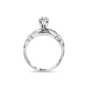 Antique Style Channel Engagement Ring