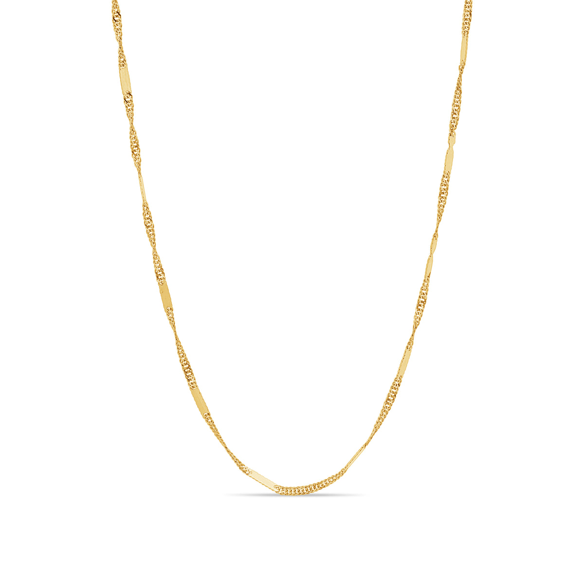 14K Gold Singapore Chain