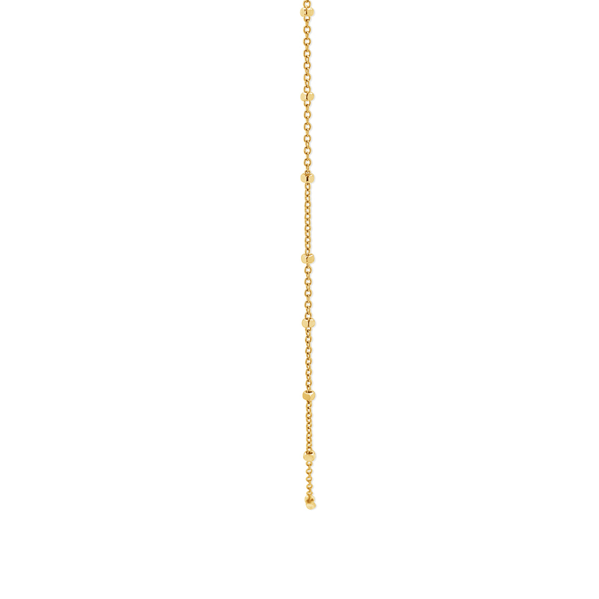 14K Gold Saturn Rolo Chain
