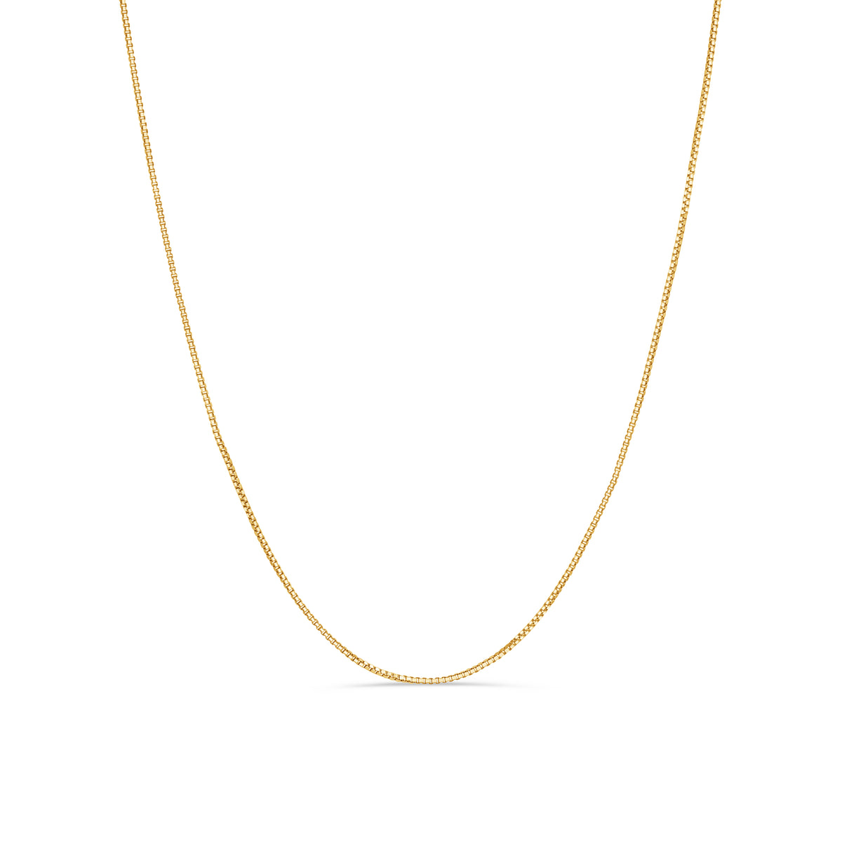 14K Gold Thin Box Chain