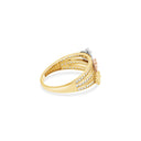 [price] Tri-Color Lucky Elephants Ring.