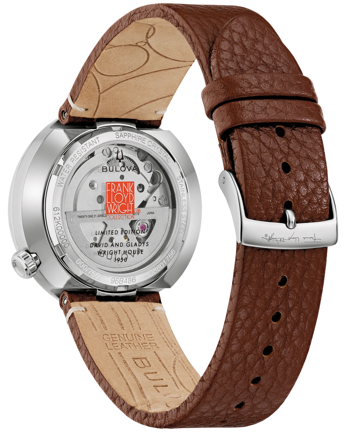 Bulova X Frank Lloyd Wright "David and Gladys Wright House" Limited Edition - 96B486.