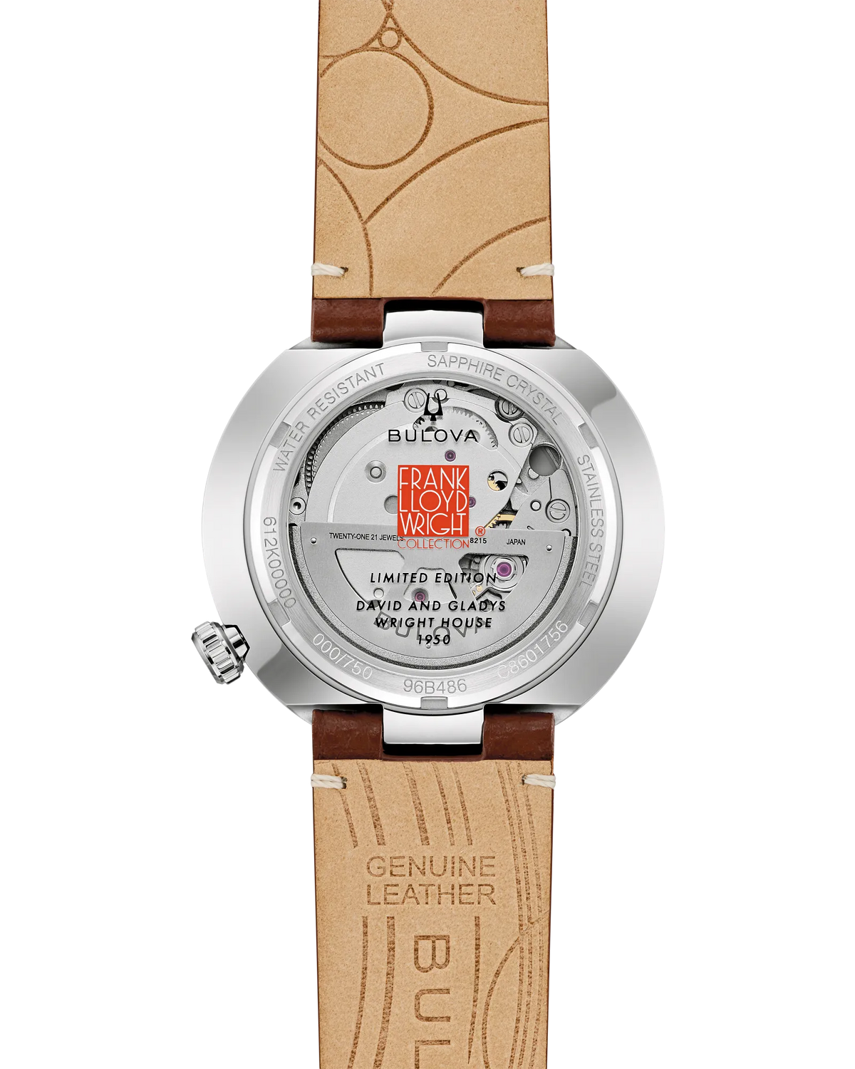 Bulova X Frank Lloyd Wright "David and Gladys Wright House" Limited Edition - 96B486.