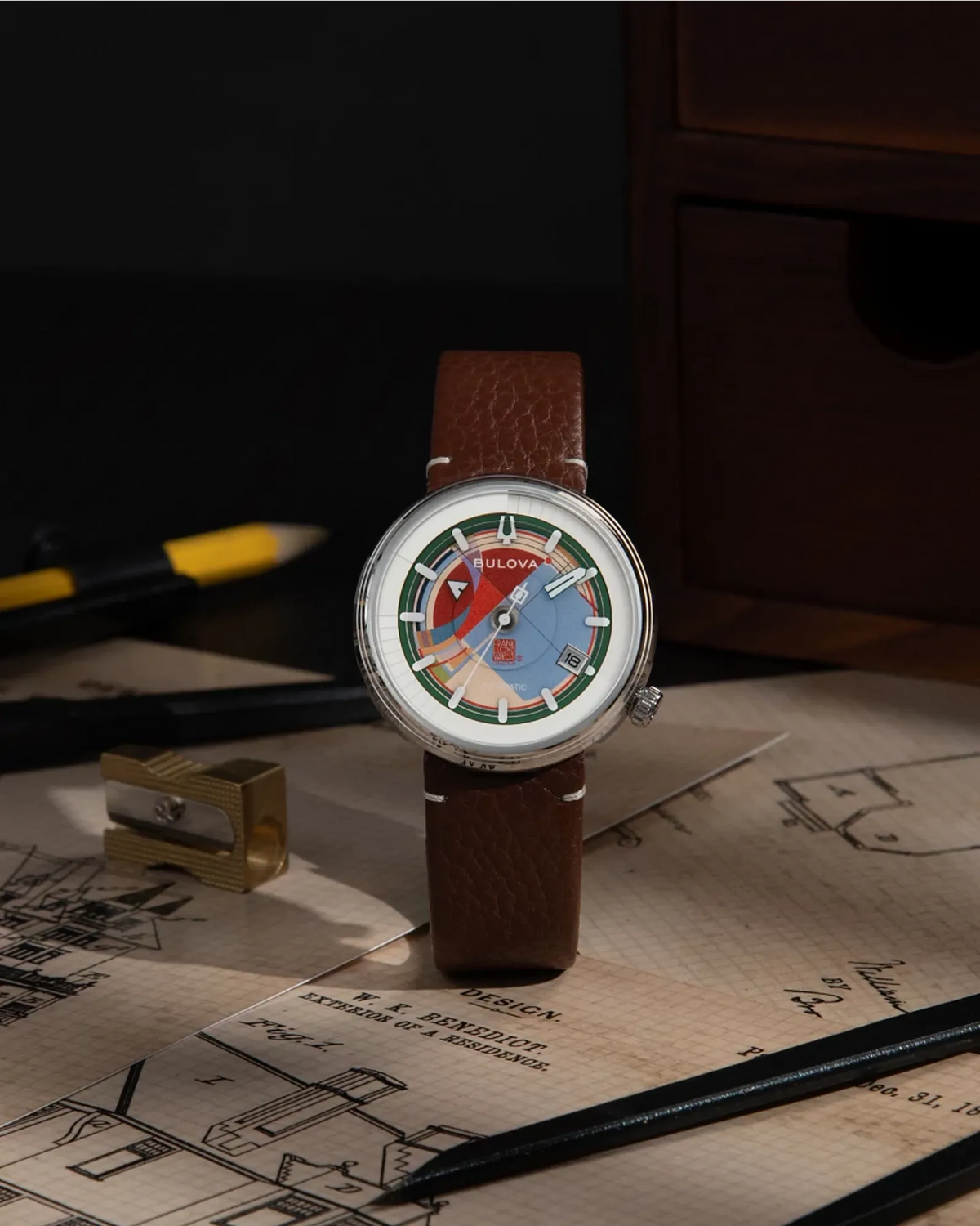 Bulova X Frank Lloyd Wright "David and Gladys Wright House" Limited Edition - 96B486.
