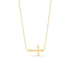 Modern Bar Cross Choker Necklace 3.1g.
