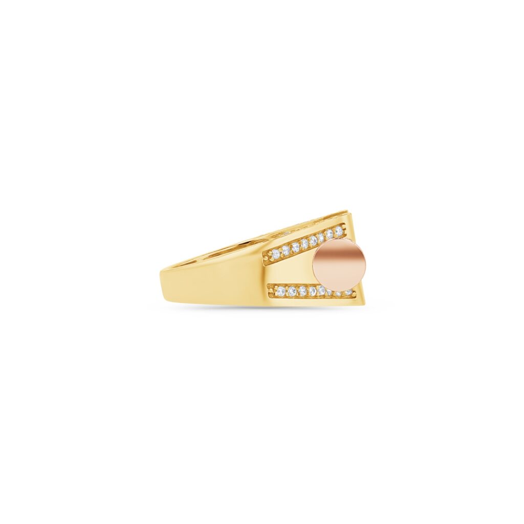 14K Gold Nail Piercing Ring