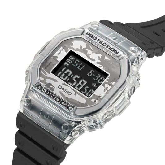 G-Shock Origin Neo Utility: bisel transparente y esfera de camuflaje metálico