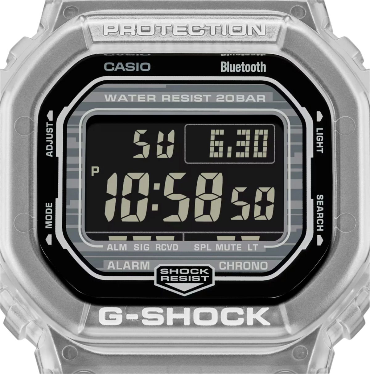 G-Shock Virtual World Bluetooth en transparente - EDICIÓN LIMITADA