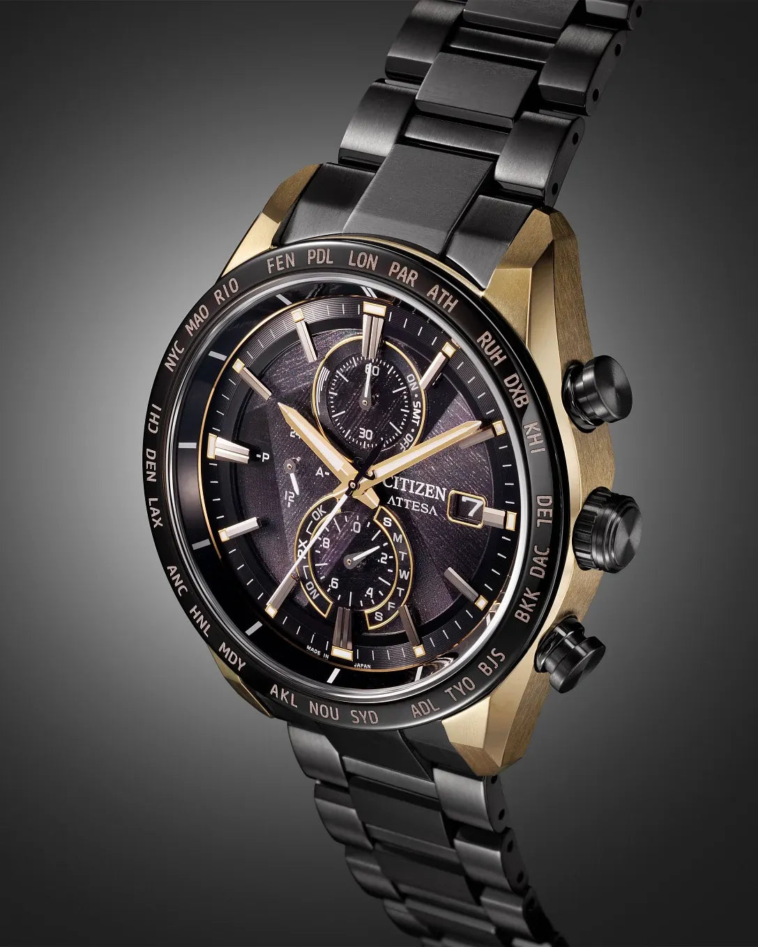 Citizen Attesa LIGHT in BLACK Limited Edition - AT8384-58E