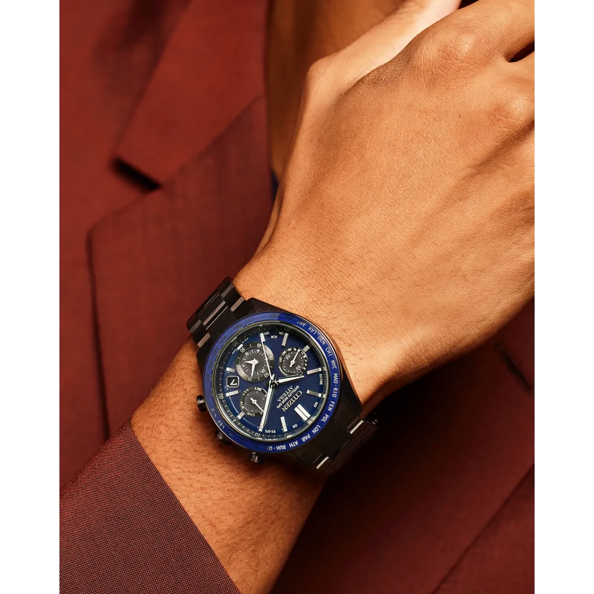 Citizen Attesa Satellite Wave GPS Chronograph