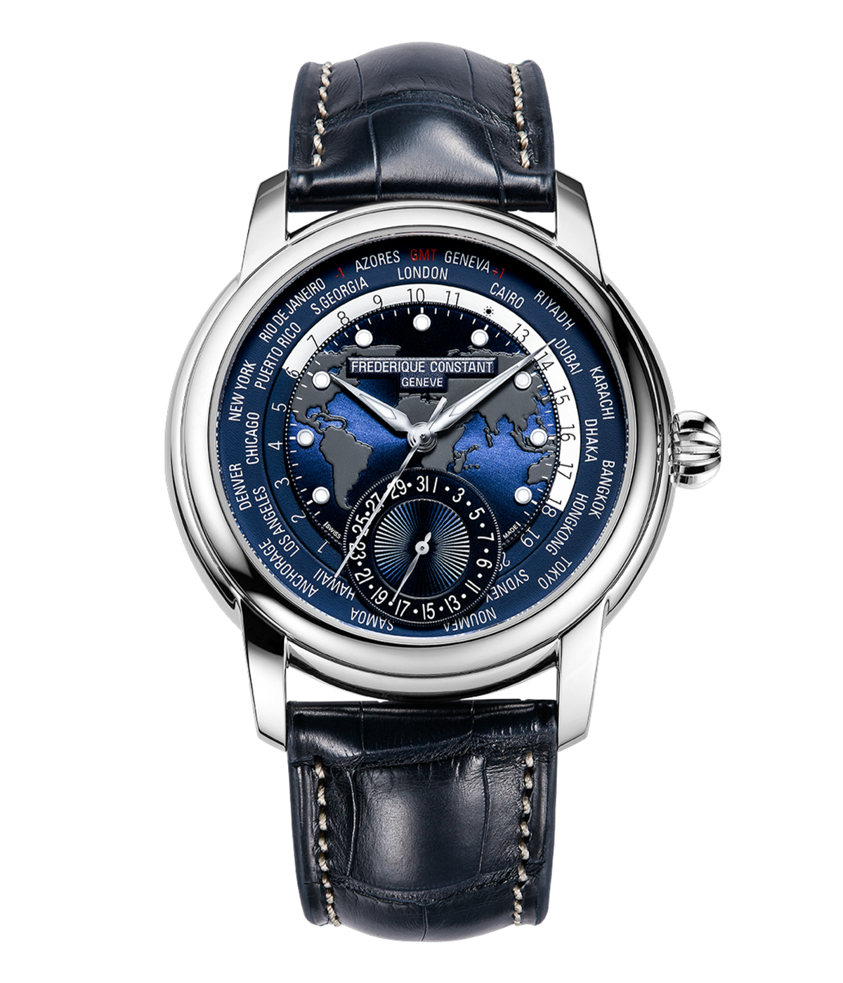 Frederique Constant Manufacture Classic Worldtimer - FC-718NWM4H6