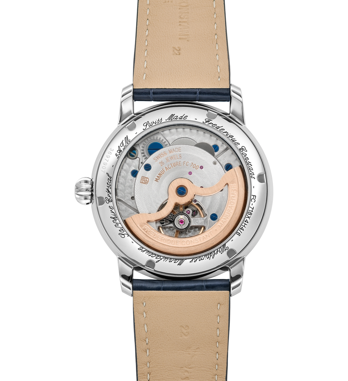 Frederique Constant Manufacture Classic Worldtimer - FC-718NWM4H6, view 3