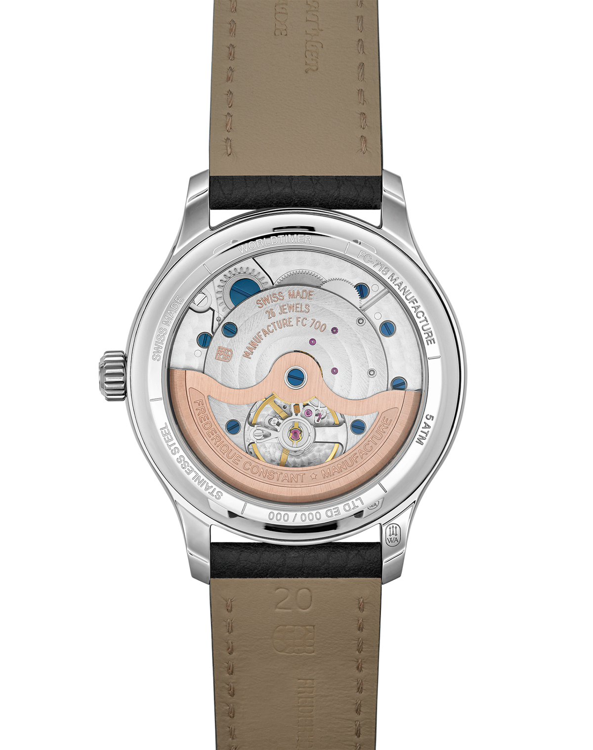 Frederique Constant Manufacture Classic Worldtimer - FC-718N4H6, view 3
