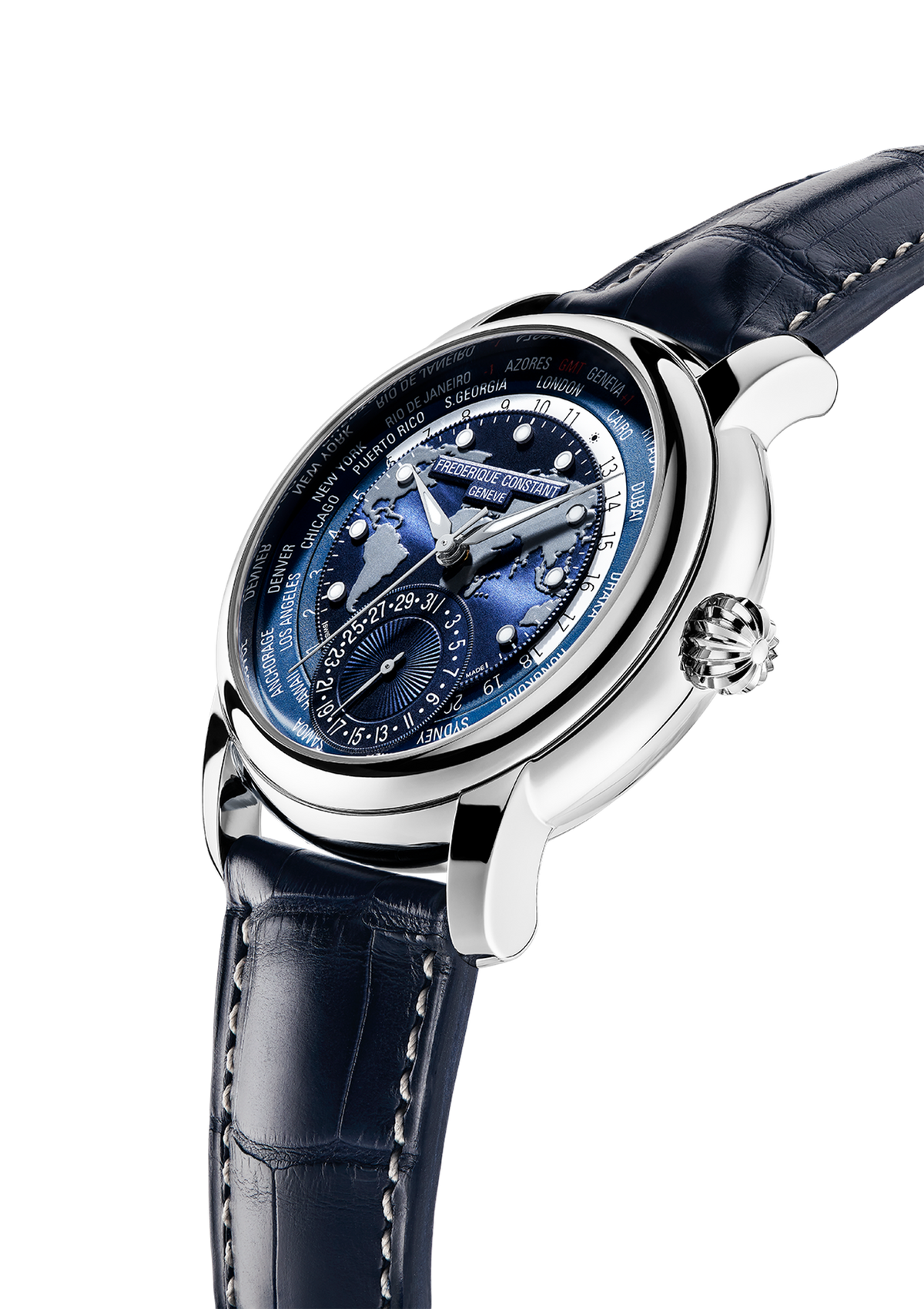 Frederique Constant Manufacture Classic Worldtimer - FC-718NWM4H6, view 2
