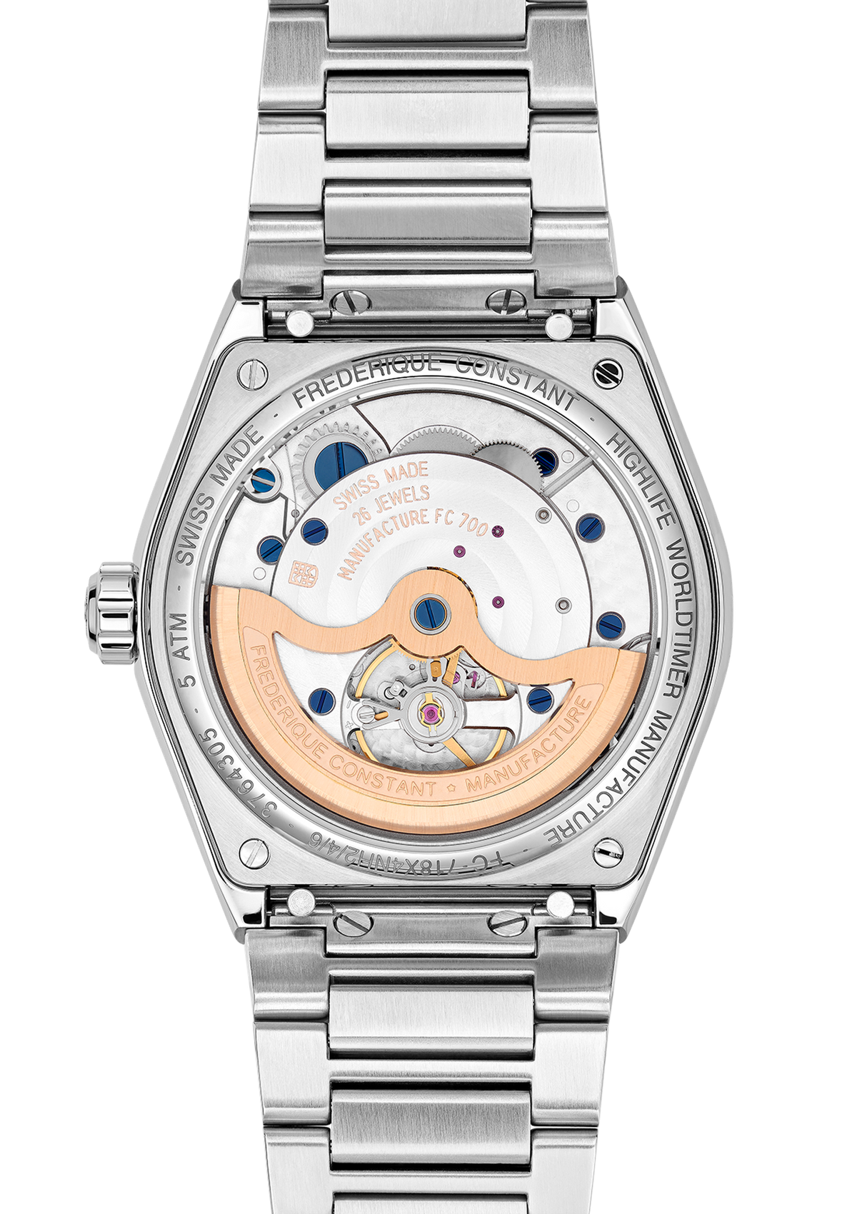Frederique Constant Highlife Classic Worldtimer - FC-718N4NH6B, view 3